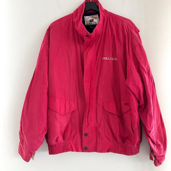 90s Vintage Cutter & Buck Jacket Mens XL Golf Windbreaker Winter Coat - Picture 3 of 9